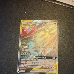 Pokemon Celebi & Venusaur GX TAG TEAM Promo SM167 SM Holo 270HP Card - Image 1