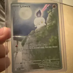Litwick White Flare Holo Pokemon TCG Illustration Rare Card 101/086 - Image 2