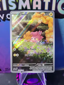 Pawmi 226/091 Paldean Fates Full Art Ultra Rare Holo Pokemon Card MP - Image 1