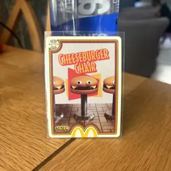 Cheeseburger chair 15/24 Mcdonalds TCG Trading Cards 2026 UnRedeemed card - Image 1