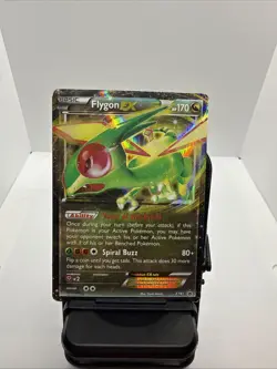 Flygon EX - XY61 - Holo Promo Pokemon Card - DAMAGED - Image 1