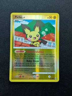 M/NM Pokemon Pichu Reverse Holo Card 25/99 Arceus - Image 1