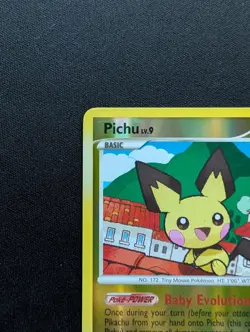 M/NM Pokemon Pichu Reverse Holo Card 25/99 Arceus - Image 2