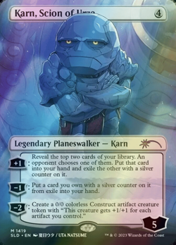 MTG Karn, Scion of Urza Borderless Foil ** Secret Lair Drop ** English - Image 1