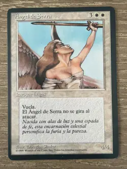 Serra Angel SPANISH FBB 4th MTG NM Magic: the Gathering - Image 1