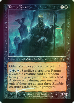 MTG Tomb Tyrant Foil ** Secret Lair Drop ** English - Image 1