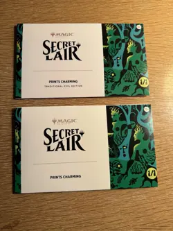 MtG Prints Charming Secret Lair Foil And Non-Foil - Brand New, Sealed - Image 1