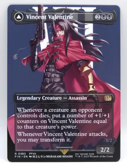 MTG Vincent Valentine (Borderless) Final Fantasy Regular NM Un-Played - Image 1