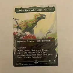 MTG The Lost Caverns Of Ixalan Ghalta Stampede Tyrant Borderless Mythic - Image 1