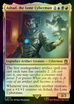 MTG Ashad, the Lone Cyberman Foil ** Doctor Who ** English - Image 1
