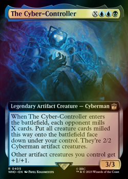 MTG The Cyber-Controller Extended Art Foil ** Doctor Who ** English - Image 1