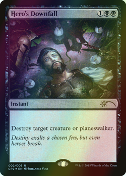 MTG Hero's Downfall Foil ** Fate Reforged Clash Pack ** English - Image 1