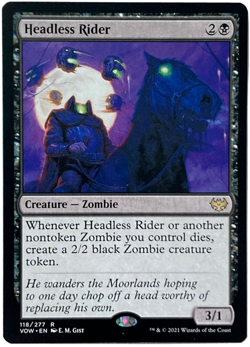 MTG Headless Rider Innistrad: Crimson Vow 118/277 NM - Image 1