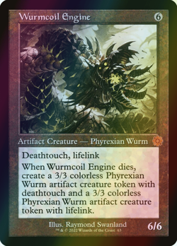 MTG Wurmcoil Engine Foil ** The Brothers' War Retro Artifacts ** English - Image 1