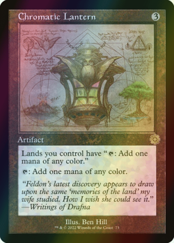 MTG Chromatic Lantern Foil ** The Brothers' War Retro Artifacts ** English - Image 1