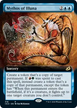 1x Mythos of Illuna - Extended Art Light Play MTG Magic - Kid Icarus - - Image 1