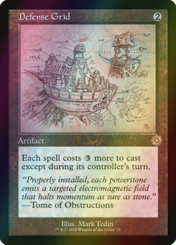 MTG Defense Grid Foil ** The Brothers' War Retro Artifacts ** English - Image 1