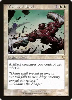 MTG Tempered Steel ** The Brothers' War Commander ** English - Image 1