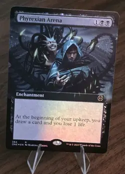 MTG Phyrexian Arena Extended art Foil Phyrexia: All will be one - Image 1