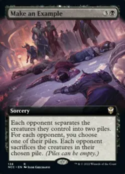 Make an Example - Extended Art NM, English MTG New Capenna - Image 1