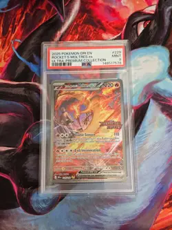 Pokemon Team Rocket's Moltres ex DRI Ultra-Premium Coll. Promo #229 PSA 9 - Image 1