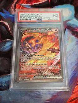 Pokemon Team Rocket's Moltres ex DRI Ultra-Premium Coll. Promo #229 PSA 9 - Image 3