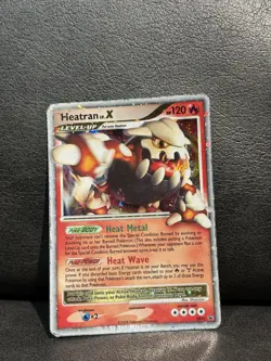 Pokemon Heatran Lv.X DP31 Promo Holo Rare Card - Image 1