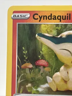 Cyndaquil SWSH221 Holo Black Star Cosmos Holo Promo Pokemon Card NM - Image 2
