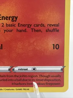 Cyndaquil SWSH221 Holo Black Star Cosmos Holo Promo Pokemon Card NM - Image 5