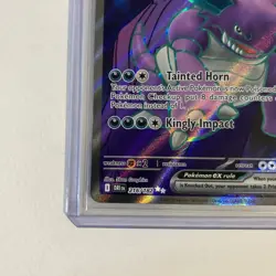 Team Rockets Nidoking EX 216/182 Destined Rivals Ultra Rare Full Art Pokemon NM - Image 2