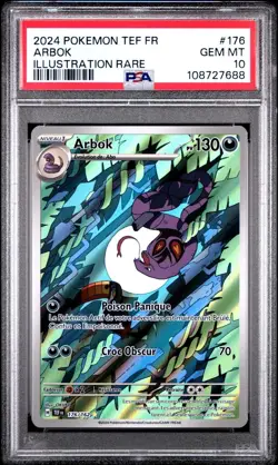 PSA 10 Arbok AR 176/162 - Pokemon EV5 : Forces Temporelles - Francais - Image 1