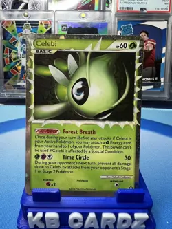 Pokemon TCG Celebi Holo Ultra Rare Card 92/102 Prime Triumphant - Image 1