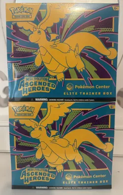 2x Pokemon TCG Ascended Heroes Pokemon Center ETB Brand New & Sealed - Image 1