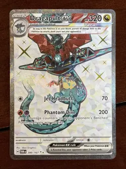 Pokemon Twilight Masquerade Dragapult Ex 200/167 Ultra Rare Holo - Image 1