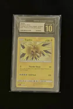 2023 POKEMON TCG CLASSIC ZAPDOS 012/034 CGC 10 PRISTINE (GOLD LABEL) - Image 1
