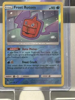 Pokemon TCG Frost Rotom 41/156 Ultra Prism Reverse Holo Rare - Image 1