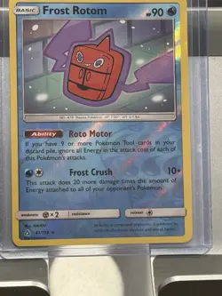 Pokemon TCG Frost Rotom 41/156 Ultra Prism Reverse Holo Rare - Image 2