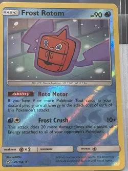 Pokemon TCG Frost Rotom 41/156 Ultra Prism Reverse Holo Rare - Image 4