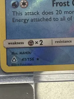 Pokemon TCG Frost Rotom 41/156 Ultra Prism Reverse Holo Rare - Image 5