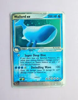Pokemon TCG Wailord EX 100/100 Sandstorm Holo Rare MP - Image 1