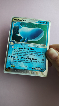 Pokemon TCG Wailord EX 100/100 Sandstorm Holo Rare MP - Image 2