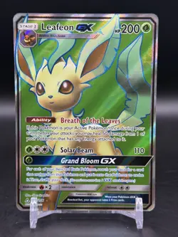 Leafeon GX Ultra Prism 139/156 Full Art Pokemon English NM - Image 1