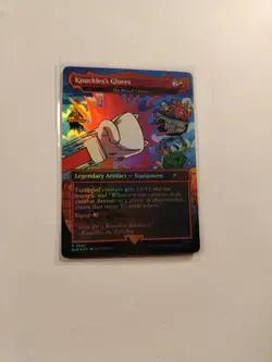 Knuckles's gloves FOIL Secret Lair x Sonic - NM Magic MTG, In Hand! Ships Now! - Image 2