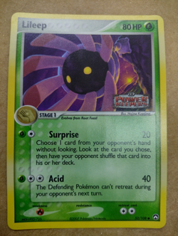 POKEMON LILEEP EX POWER KEEPERS STAMPED HOLO 52/108 NM - Image 1