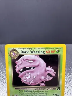 Pokemon TCG Dark Weezing 14/82 Team Rocket Holo Rare - Unlimited - WOTC Vintage - Image 3