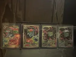 Pokemon Mega Evolution Set Venusaur, Ivysaur And Both Bulbasaur - Image 1
