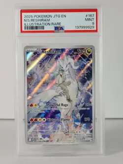 N's Reshiram - Journey Together - POKEMON 167/159 - Illustration Rare PSA 9 - Image 1