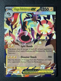 Pokemon TCG Mega Elektross EX 061/217 Double Rare Ascended Heroes English NM - Image 1
