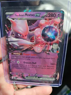 Team Rocket's Mewtwo EX 79/217 Ascended Hero’s Pokemon TCG PACK FRESH - Image 5
