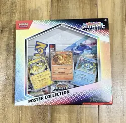 Pokemon TCG Scarlet Violet Prismatic Evolutions PE Poster Collection New Sealed - Image 1